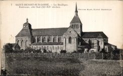CPA Saint Benoit Sure the Loire the Basilica Outside dimensions Southern