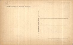 CPA Gien Old women Houses