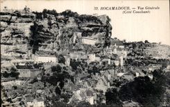 CPA Rocamadour Vue Generale (Cote Couchant)