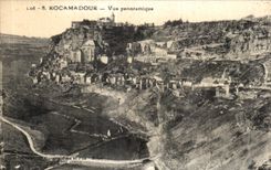 CPA Rocamadour Vue panoramique