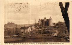 CPA Le Chateau de Montal les Tours de Saint laurent pres Saint Cere (Lot)