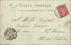 CPA Saint Etienne View of the Street Gambetta