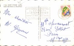 CPA Saint Etienne Garden of the Children to the Round Not