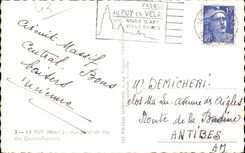 CPA Le Puy Vue generale dite des Quatre Rochers