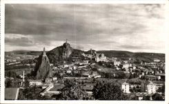CPA Le Puy Haute Loire La ville vue de cote de I Ermitage