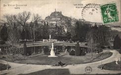 CPA Le Velay Illustre Le Puy La Montee Vue medrone la 