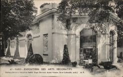 CPA Exposition internationale des Arts Decoratifs Paris 1925 Pavillon de la ville de Paris 