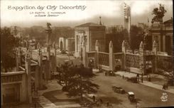 CPA Exposition internationale des Arts Decoratifs Paris 1925 La porte d honneur Edgar Brandt 