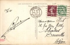 CPA Exposition Internationale des arts decoratifs Paris 1925 La Porte d Honneur et le Pont Alexandre III Prinicipal entr