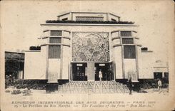 CPA Exposition des arts Decoratifs Paris 1925 Le Pavillon du Bon Marche