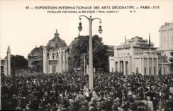 CPA Exposition internationale des arts decoratifs Paris 1925 Pavillon national de Belgique