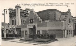 CPA Exposition Internationale des arts decoratifs Paris 1925 Pavillon des Tissus es des etoffes d Ameublement