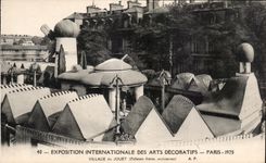 CPA Exposition Internationale des arts decoratifs Paris 1925 village de Jouet