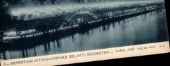 CPA Exposition Internationale des arts decoratifs Paris 1925 Vue de Nuit Tour Eiffel
