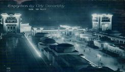 CPA Exposition des arts decoratifs Vue de Nuit