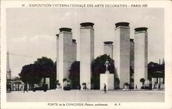 CPA Exposition Internationale des arts Decoratifs Paris 1925 Porte de la Concorde