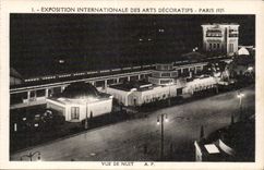 CPA Exposition Internationale des arts Decoratifs Paris 1925 Vue de Nuit
