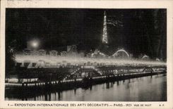 CPA Paris - Exposition des arts decoratifs - paris - 1925 vue de NUIT