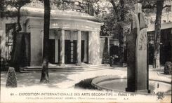 CPA Exposition Internationale des arts decoratifs - Paris 1925 Pavillon de Commissariat general