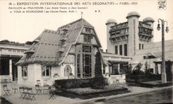 CPA Exposition Internationale des arts decoratifs - Paris - 1925 Pavillon de Mulhouse es Tour de Eourgogne