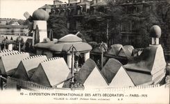 CPA Exposition Internationale des arts decoratifs - Paris - 1925 village de Jouet