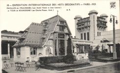 CPA Paris Exposition internationale des Arts Decoratifs Pavillon de Mulhouse et tour de Bourgogne