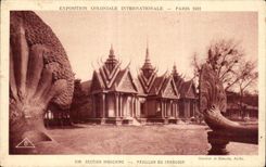 CPA Paris Exposition coloniale internationale 1931 Section Indochine Pavillon du Cambodge 
