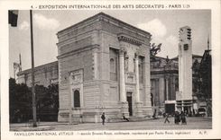 CPA Paris Exposition des Arts decoratifs Paris 1925 Pavillon national d Italie