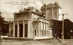 CPA Paris Exposition des Arts decoratifs Paris 1925 Pavillon de Belgique 