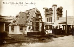 CPA Paris Exposition des Arts decoratifs Paris 1925 Pavillon de Mulhouse 