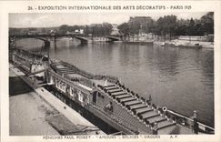 CPA Paris Exposition des Arts decoratifs Paris 1925 Peniches Paul Poiret Amours Delices orgues 