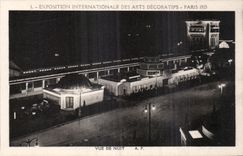 CPA Paris Exposition des Arts decoratifs Paris 1925 Vue de nuit