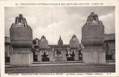 CPA Paris Exposition des Arts decoratifs Paris 1925 Pavillon Manufacture nationale de Sevres 