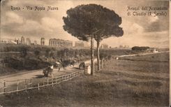 CPA Italie Italia Roma Via Appia Nuova Avanzi dell Acquedotto di Claudio