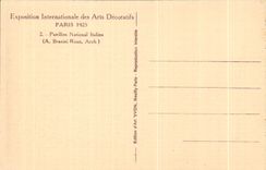 CPA Exposition internationale des Arts decoratifs Paris 1925 Pavillon national italien 