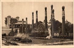 CPA Exposition internationale des Arts decoratifs Paris 1925 Decor floral et architectural des jardins 