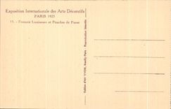 CPA Exposition internationale des Arts decoratifs Paris 1925 Fontaine lumineuse et peniches de Poiret