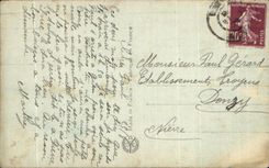 CPA Exposition des Arts Decoratifs Paris Vue de nuit 