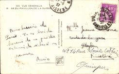 CPA Exposition internationale Paris 1937 Vue generale du pavillon de la Suisse