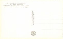 CPA Exposition Internationale Paris 1937 Le Palais Du Trocadero Et Les Bassins