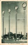 CPA Exposition Internationale Paris 1937 Architecte Paul Bigot Coq Tour Eiffel