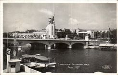 CPA Exposition Internationale Paris 1937 vue d ensemble prise du pavillon de la belgique