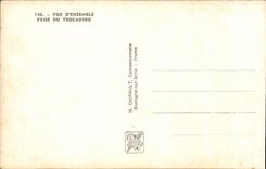 CPA Exposition Internationale Paris 1937 vue d ensemble prise du trocadero Tour Eiffel