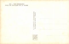 CPA Exposition Internationale Paris 1937 vue d ensemble prise du pavillon de la suisse