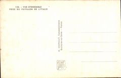 CPA Exposition Internationale Paris 1937 vue d ensemble prise du pavillon de l italie