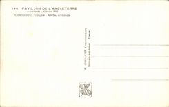 CPA Exposition Internationale Paris 1937 pavillon de l angleterre