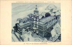 CPA Exposition Coloniale Internationale Paris Pavillon des missions protestantes
