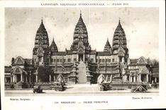 CPA Exposition Coloniale Internationale Paris angro vat facade principale
