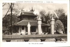 CPA Exposition Coloniale Internationale Paris Pavillon de l annam