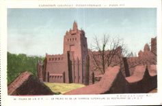 CPA Exposition Coloniale Internationale Paris Palais de la le palais vu de la terrasse superieure de restaurant de la